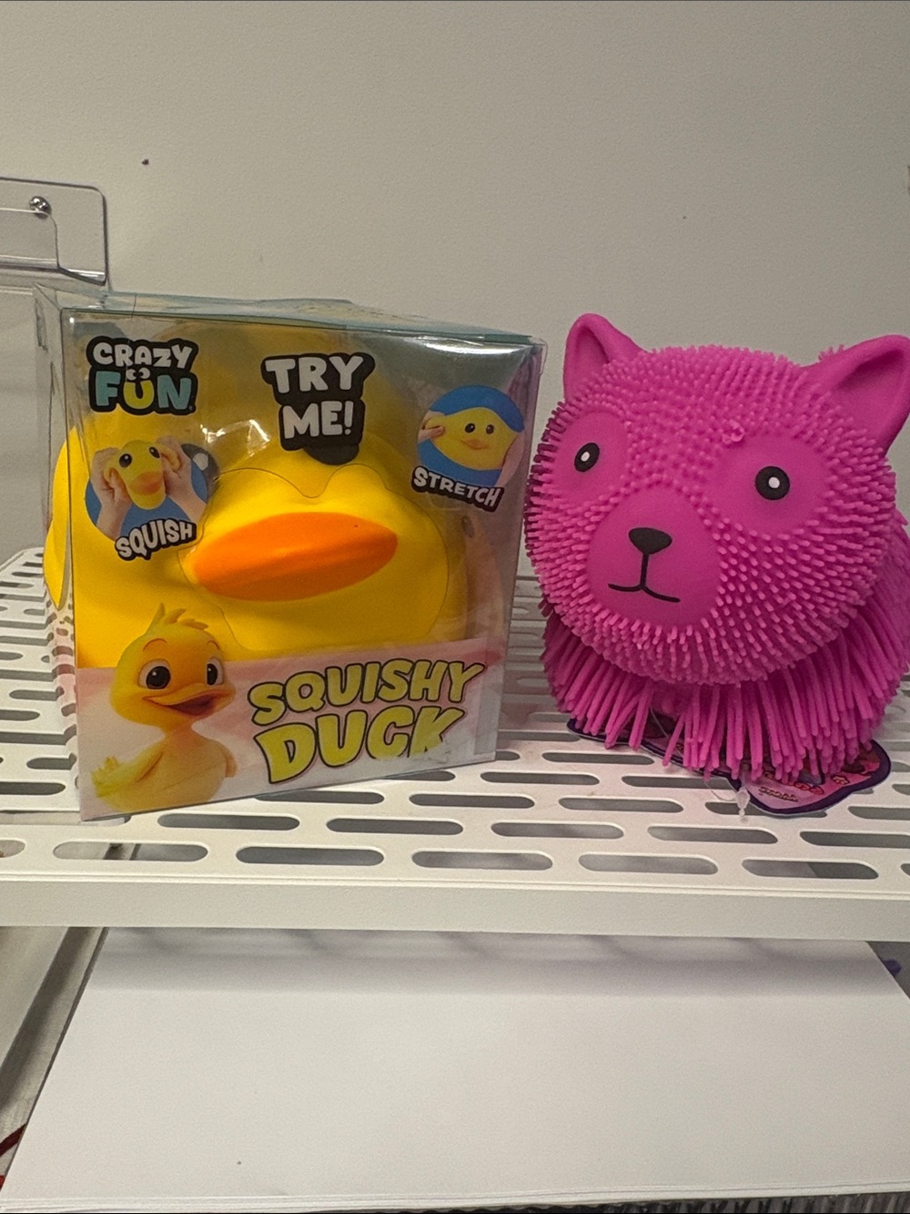 🩷 Sensory Toy Bundle Squishy Duck & Pufferz Kitty 🦆🐱